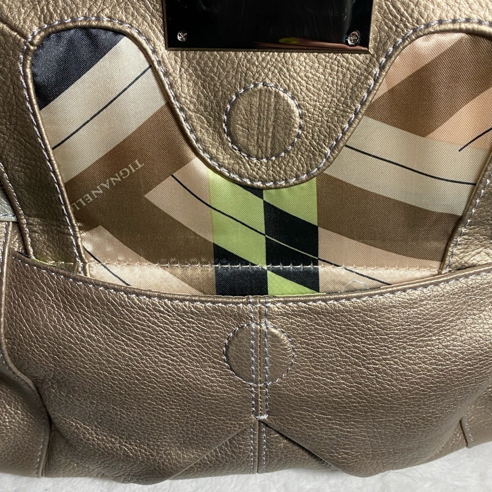 EUC Champagne Tignanello Shoulder Bag - Picture 7 of 8